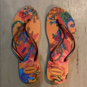 Havaianas Floral Flip Flops